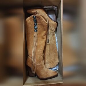 Jessica Simpson Brown Sugar Suede Boot size 9